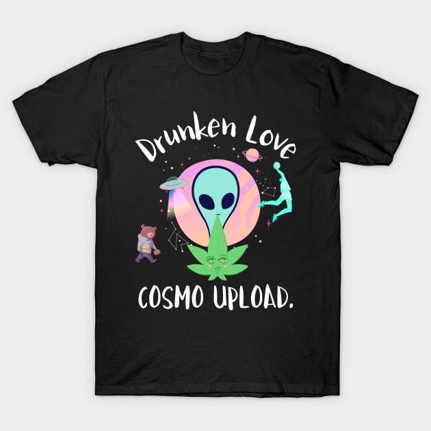 Upload Love Blues T-Shirt by Pod11 Prints